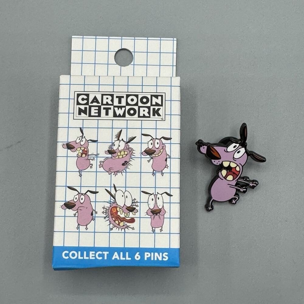 Courage The Cowardly Dog Emotions Pin New Open Box-RUNNING AWAY